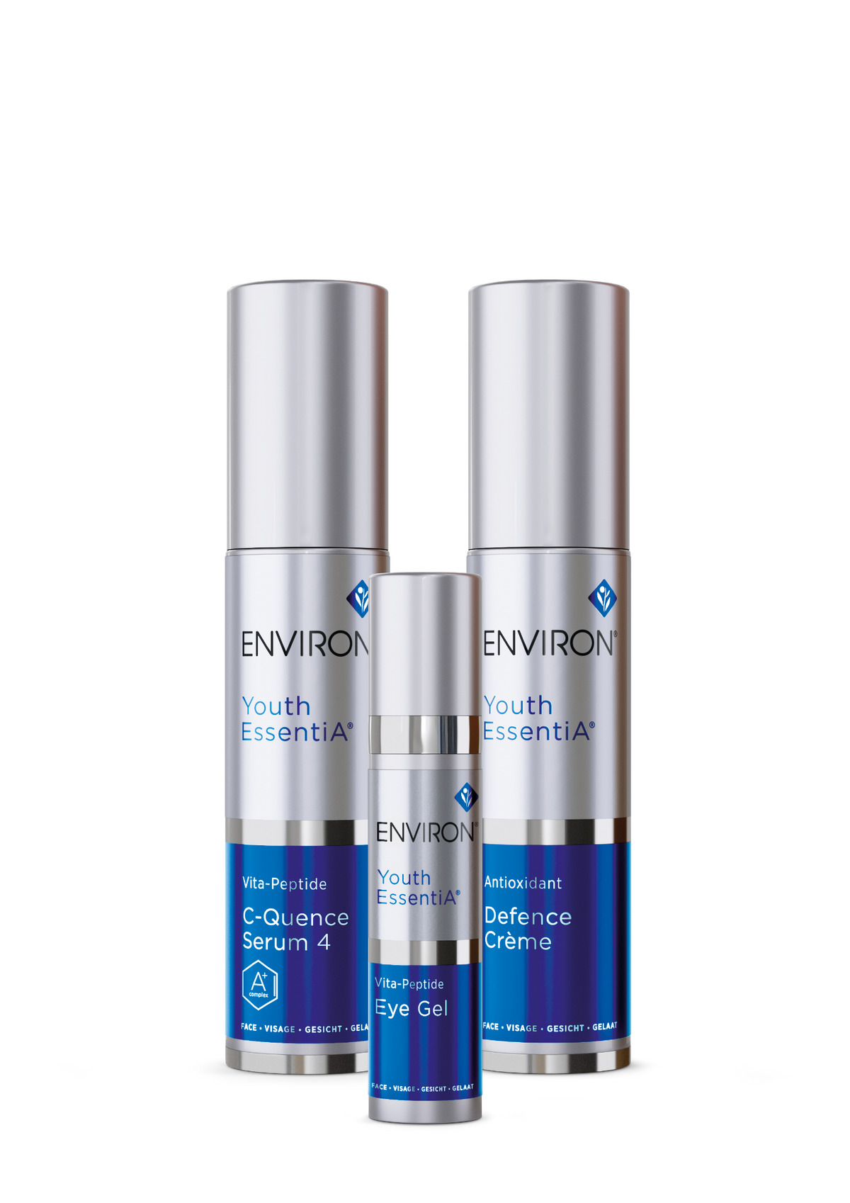 Environ Youth EssentiA Kit 4 with C-Quence Serum 4, Antioxidant Defence Crème and Vita-Peptide Eye Gel