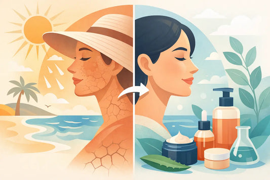 Sun Damaged Skin Care Routine That Rebuilds